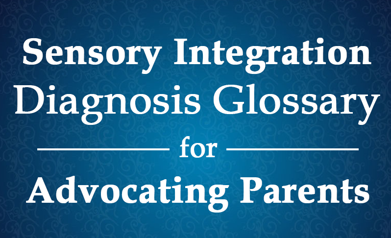 sensory integration diagnosis glossary