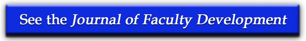 Journal of Faculty Development