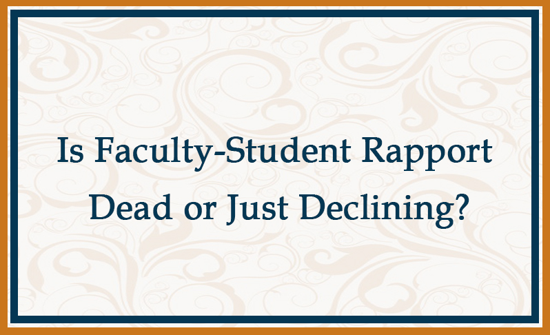 Faculty-student rapport